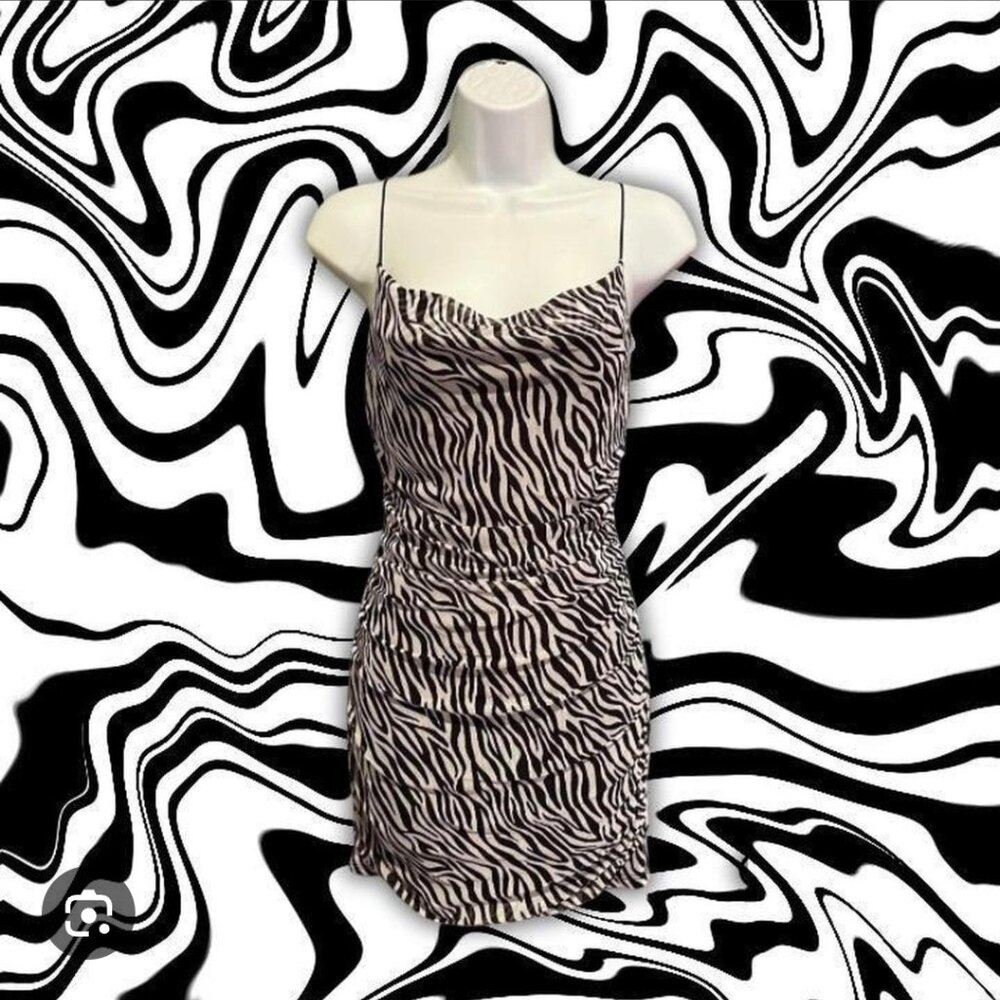 Wild Fable Medium Zebra Print Dress